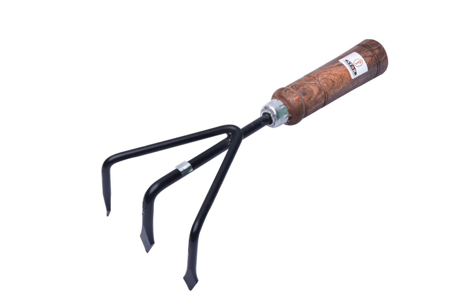 Seed Cultivator SSCW-803, 3 Prong - Wooden
